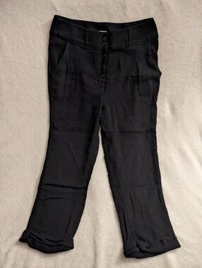 Victoria's Secret Black Cropped Pants